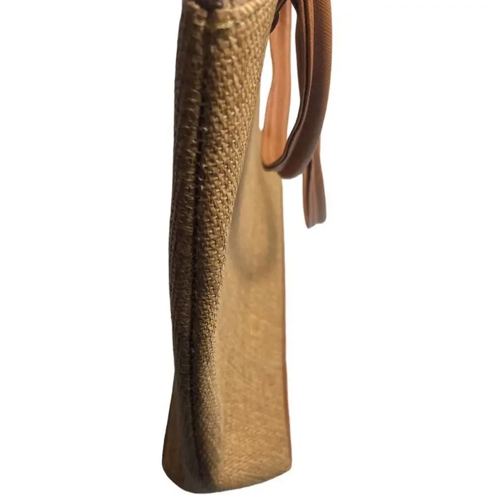 Brown Cream LargeTote Bag